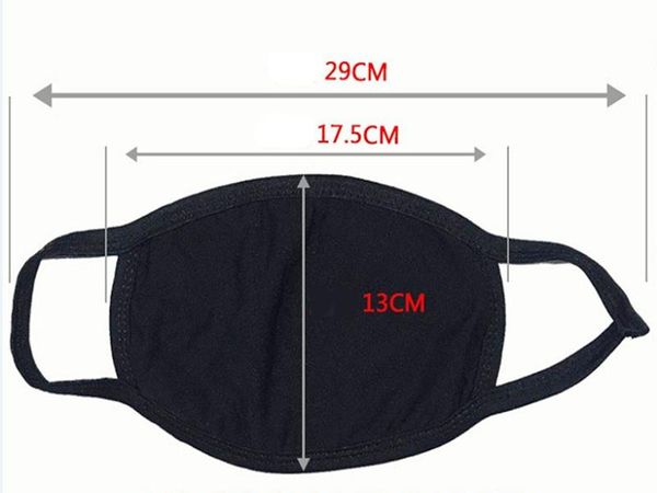 

100pcs face mouth mask funny anti-dust cotton masks usa woman men fashion winter warm washable mask