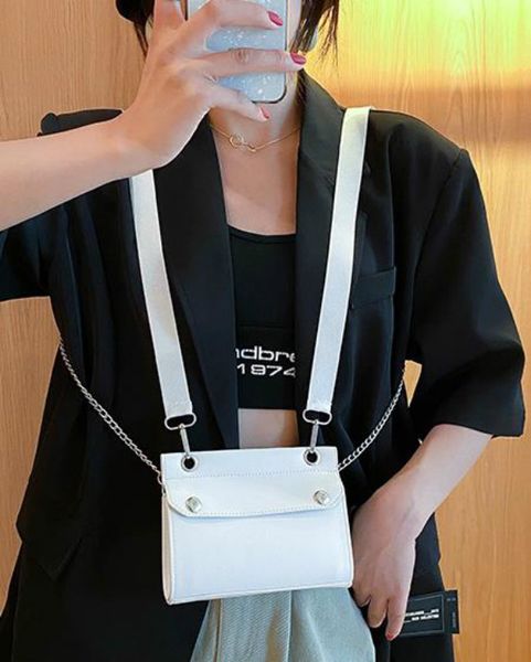 

bag female 2020 new wild small chain shoulder bag texture foreign style mini shoulder messenger small square bag selling