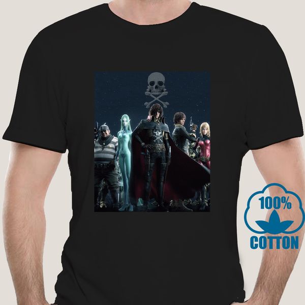 

1437d men t shirt albator 2013.captain harlock tshirts women t-shirt