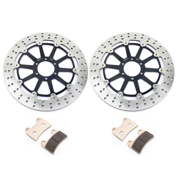 

bikingboy front brake discs disks rotors pads for 696 750 800 750 800 900 ss supersport / sport 916 st4