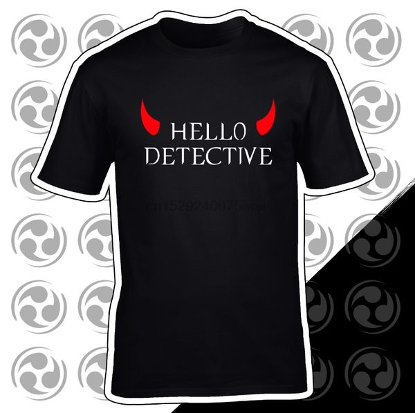 

hello detective t shirt - lucifer tv series - mens - lucifer t shirt
