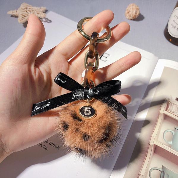 

мех цепь дорогой норка pompom с лентой keyring подвеска тринкет сумка автомобиль украшение для девочек подарочной подвески брелка, Silver