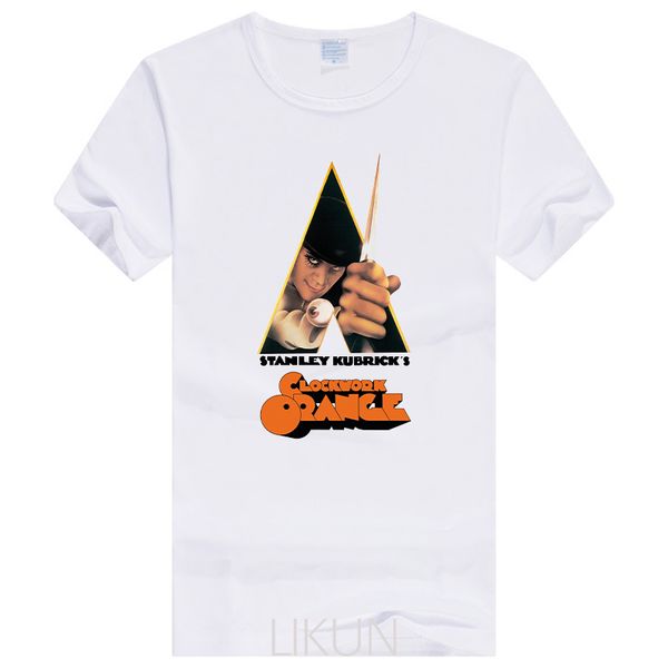 

clockwork orange movie 70s retro cool poster vintage t shirt customize tee shirt print casual short