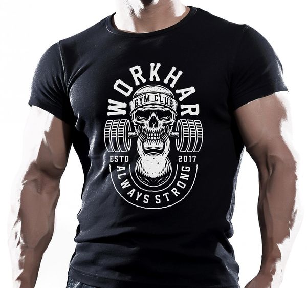 

t-shirt лето новизны мультфильм gymer клуб бодибилдинг тренировки тенниска beast mode одежда вес lift t shirt