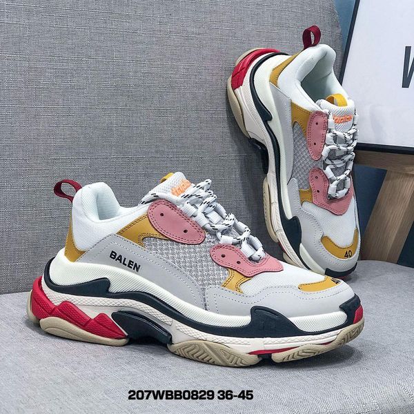 

highest quality chaussures de designer 5.5-11 sneakers men shoes women chaussures sports loafers running martin platform, Black