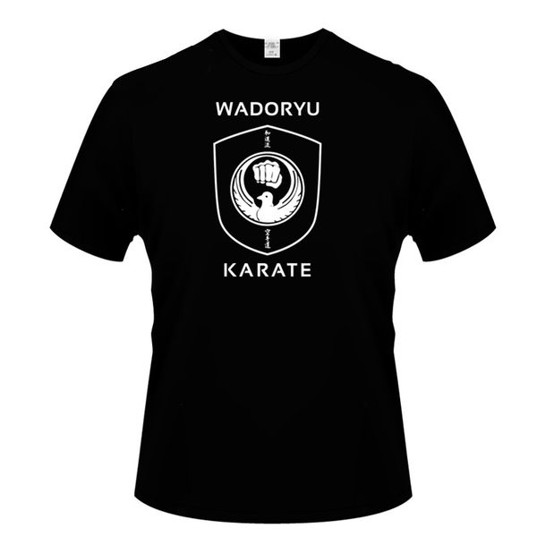 

all sizes & colours wadoryu# karate print fashion t-shirt men cotton o-neck short sleeve t shirts male tees