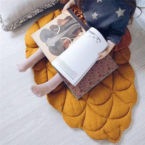 

yellow pine cone swaddle newborn christmas ins kids infantial climbing child mat baby wrap kids quilt blanket carpet warm