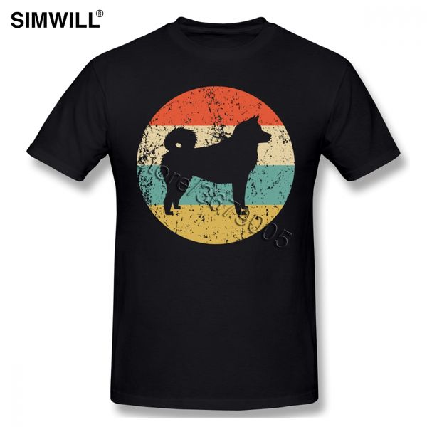 

men's vintage akita inu dog t shirt funny japanese akiat t-shirts short sleeved 100% cotton casual tshirt o neck trendy tees