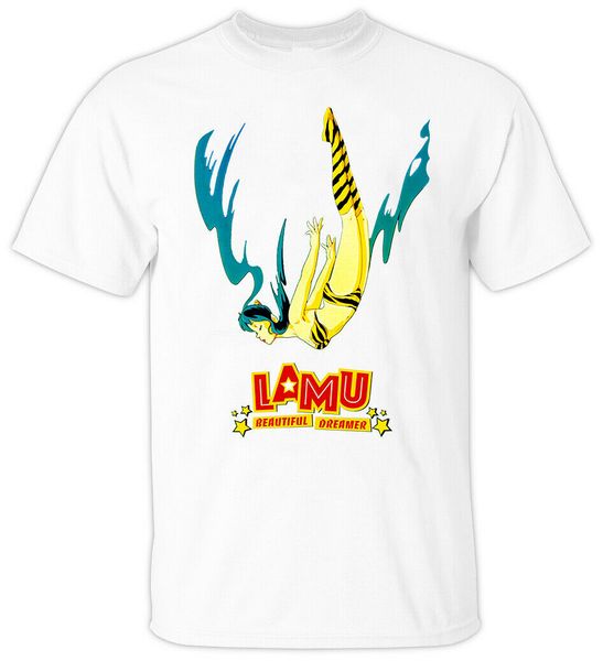 

anime: lamu beautiful dreamer v1 urusei yatsura t shirt (white) all sizes casual men outwears popular design anime male shirts