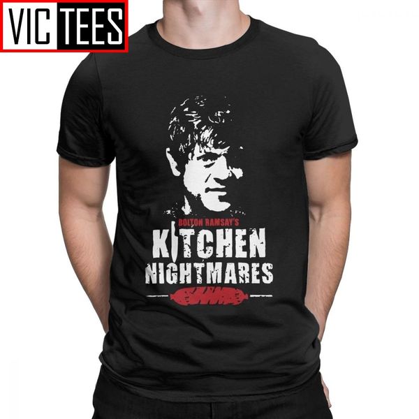 

bolton men t shirts ramsay's kitchen nightmares t-shirt man's short sleeved tees 100% cotton clothes