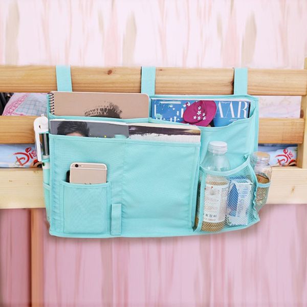 

hanging bag in the dormitory room hanging bag by the bed for baby diaper