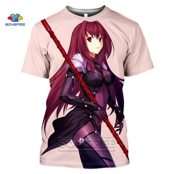 

anime cosplay costume game fate grand order 3d print shirts humor oversized comics men clothing