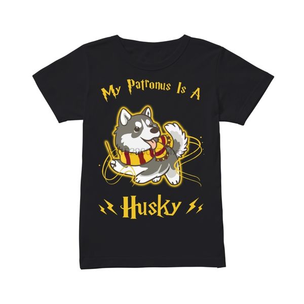 

марка my patronus является husky рубашка лето menshort рукав футболка