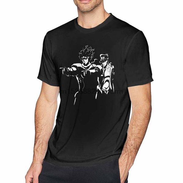 

savae mens particular jojos bizarre adventure t shirts black 6946
