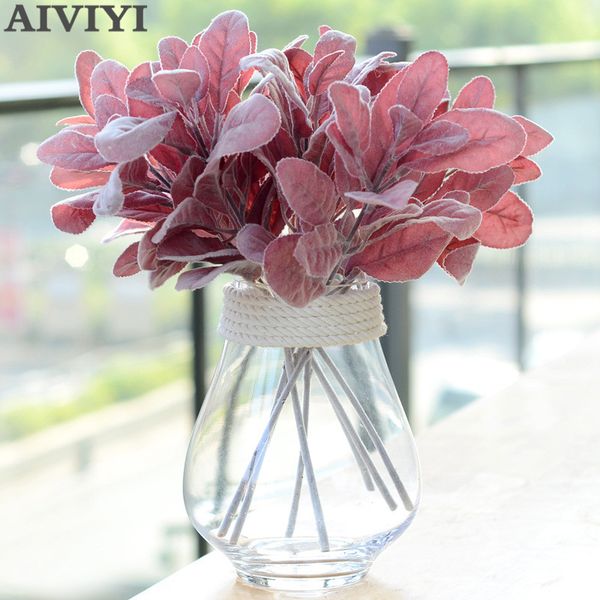 

artificial silk ear plant branch flores fall leaves home christmas decor wedding decoration flowers diy arrangment wreath