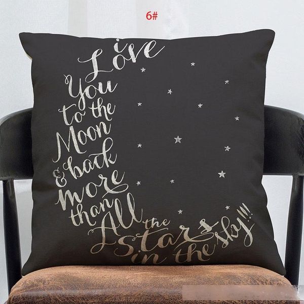 

cushion cover print pillow case cottonclassic english sentences design home decorative throw pillow cover