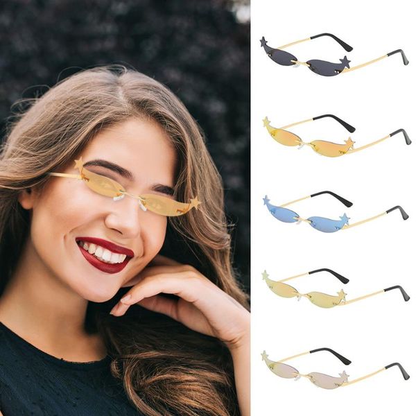 

sunglasses flame vintage metal rimless mirror street fashion eyeglasses driving sun glasses shades, White;black