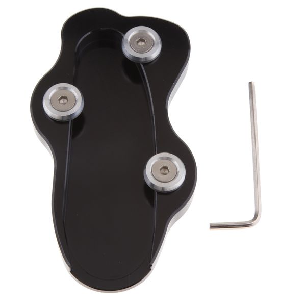 

cnc sidestand plate kickstand extension pad for kawasaki vn900 07-15