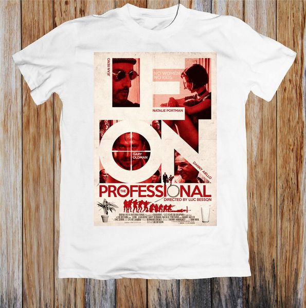 

leon professional retro movie poster t shirt tee shirt popular tagless
