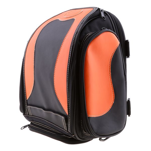 

кожа pu мотоцикла седло мотоцикла мешок стойки для harley cruiser orange