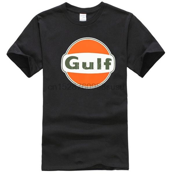 

authentic gulf oil t-shirt-blue-le mans - xs -s -m -l -xl-xxl-xxxl uk ship