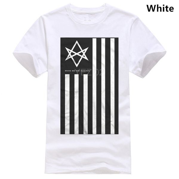 

bring me the horizon t-shirt antivist white men's music official merch