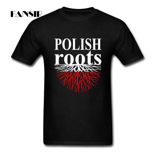 

polish roots poland flag men t-shirts screen printing tshirts man short sleeve o neck big size tee for family