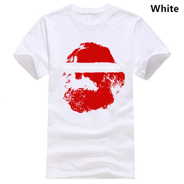 

karl marx ringspun t-shirt nothing to lose but your chains urban vintage