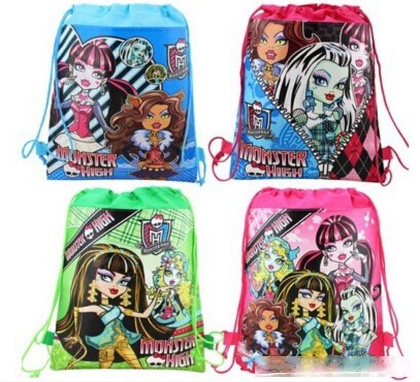 

monster high kids drawstring bags children s backpacks handbags school bags kids shopping bags present child infant handbag 4tyles