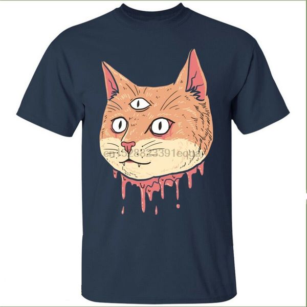 

trippy hippie cat mens t shirt guys vintage style acid psychedelic clothing tee loose size ajax tee shirt