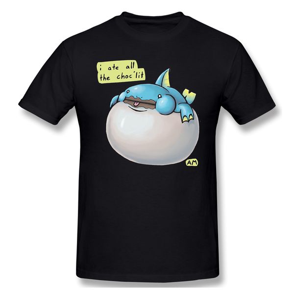 

i ate all the choc'lit zamtrios funny t-shirt casual cotton t shirt graphic tee monster hunter arpg ps4 game player
