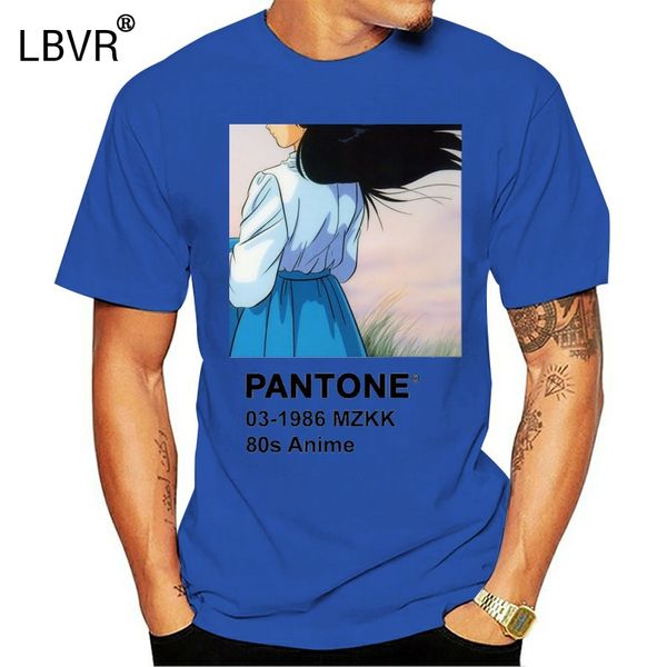 

men tshirt pantone 80s anime t shirt women t-shirt tees top