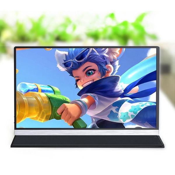 

monitors 15.6inch 4k lcd screen 47% nstc 16.7 million colors gaming monitor display ips panel fast response touch portable