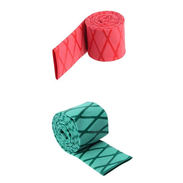 

2 шт non скольжения текстурированных x-tube термоусадочного wrap нкт удочка ручка wrap grip 30мм