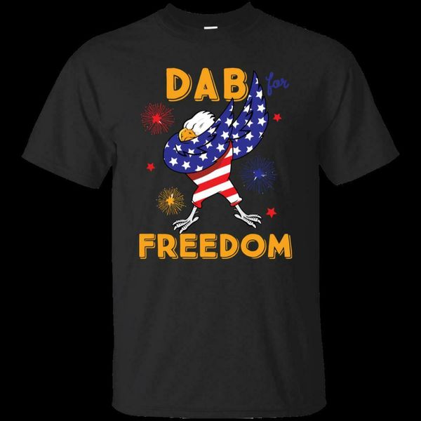 

usa flag patriotic eagle dabbing for om t-shirt black navy clothes