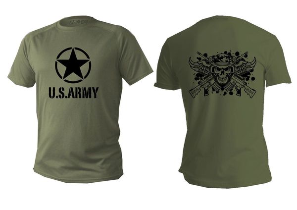 

2020 fashion cool men t-shirt t shirt men man short sleeve green olive military usa army soldier
