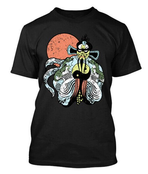 

fu manchu little trouble china new - men's black t-shirt tee outdoor wear tee shirt