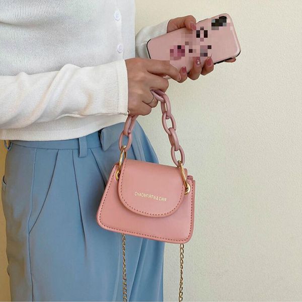 

summer fashion leather women mini flap messenger bags high quailty ladies acrylic chain handbags female small flap clutch purse