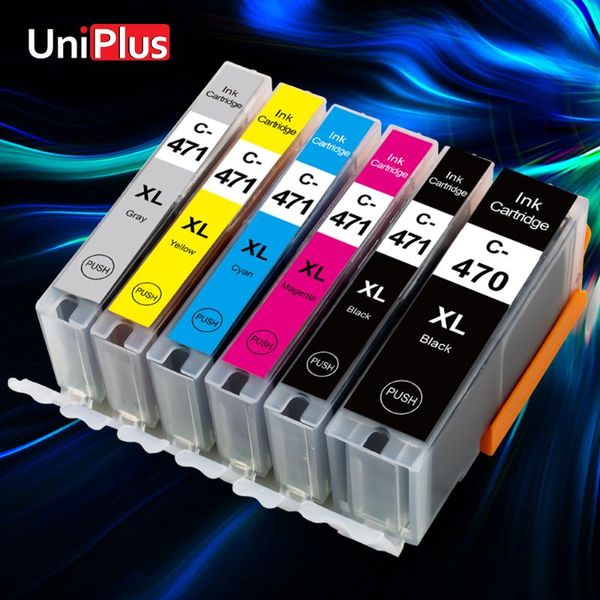 

ink cartridges uniplus 470xl 471xl cartridge replace canon pgi470 cli471 for pixma printer mg5740 mg6840 ts5040 ts6040 ts8040 ts9040