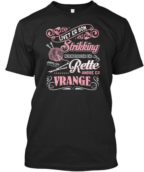 

quality side er som strikking-noen dager rette andre stylish t-shirt (s-5xl)(1