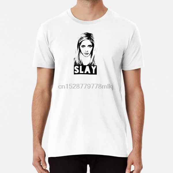 

slay t shirt buffy buffy summer sarah michelle gellar slay slayer joss whedon women of whedon feminism feminist