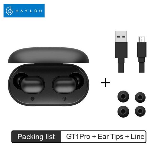 

xiaomiyoupin haylou gt1 pro large battery tws bluetooth earphones touch control wireless headphones hd stereo with dual mic noise isolation