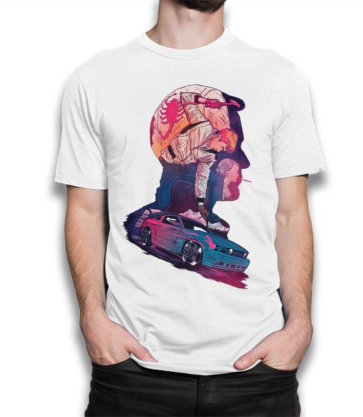 

drive фильм оригинальное искусство футболка райан гослинг tee summer tee shirt