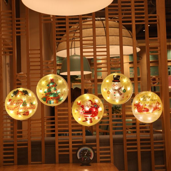 

christmas decoration hanging lights window dressing led santa claus light christmas decorative lamp christmas decorations for home