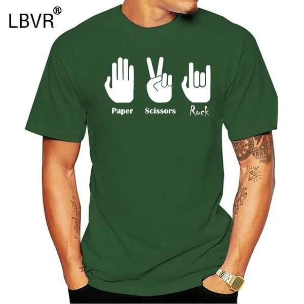 

paper, scissors, rock - funny t-shirt black metal music custom humorous tee shirt