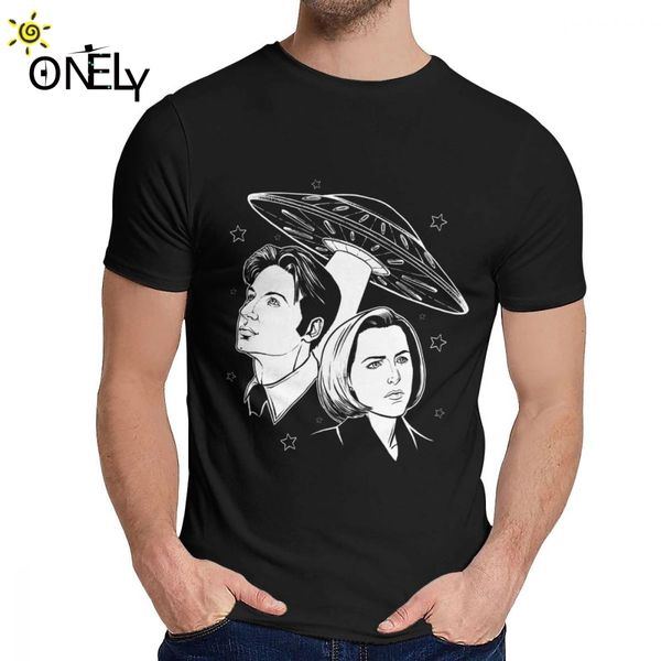 

round neck x-files short sleeve 2019 new for male cotton la camiseta plus size