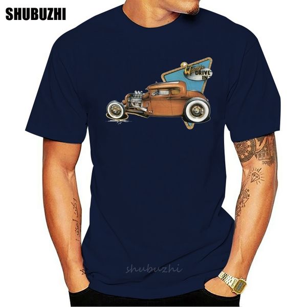 

rod t shirt woodies brent gill rat rod cruising small to 6x and tall cotton tshirt men summer fashion t-shirt euro size