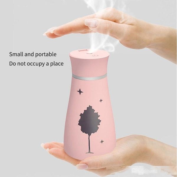 

maple leaf air humidifier usb purifier with led night light ultrasonic essential oil diffuser for car office desk home birthday
