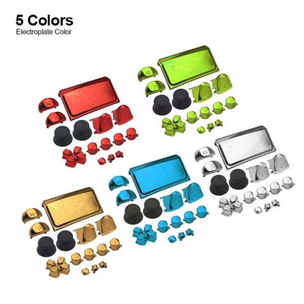 

accessories electroplate button kits for ps4 slim controller version