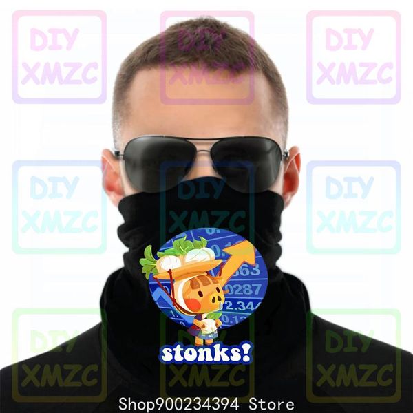 

animal crossing bandana daisy mae bandana stonks, Blue;gray